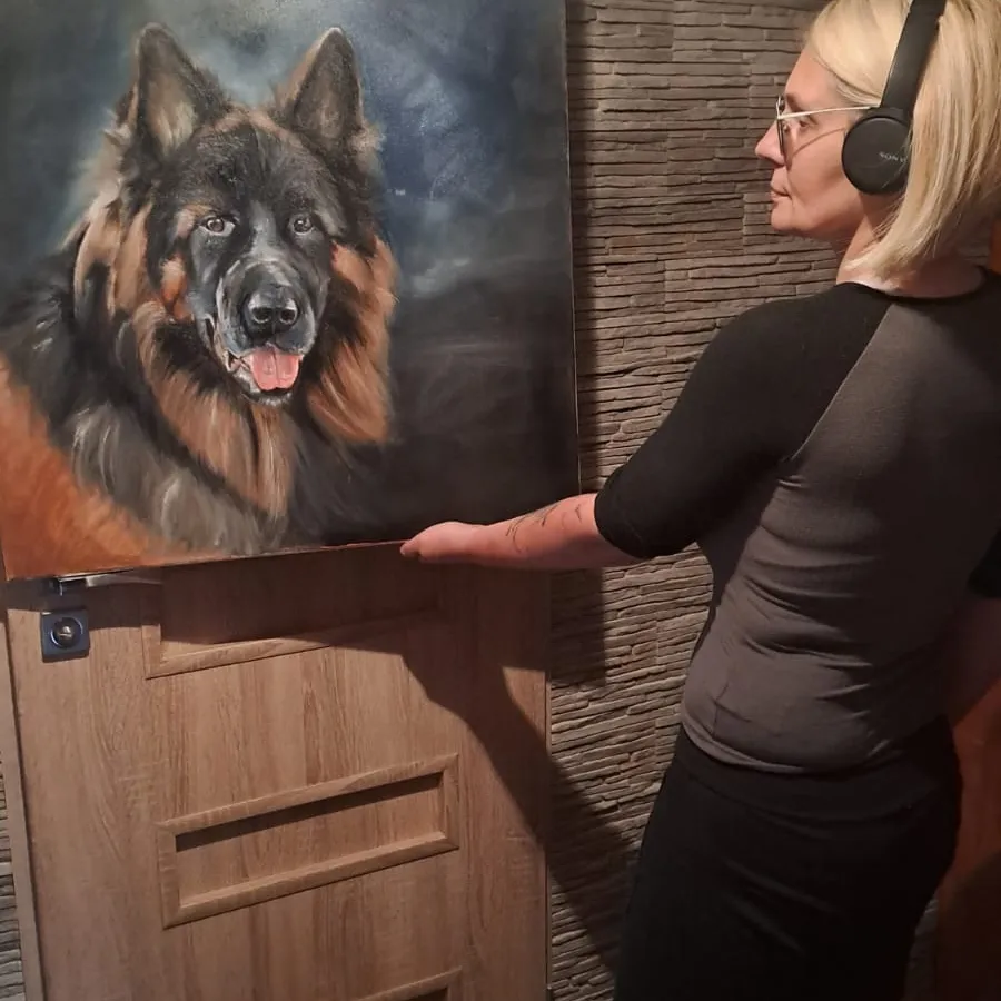 Realizacja portretu psa